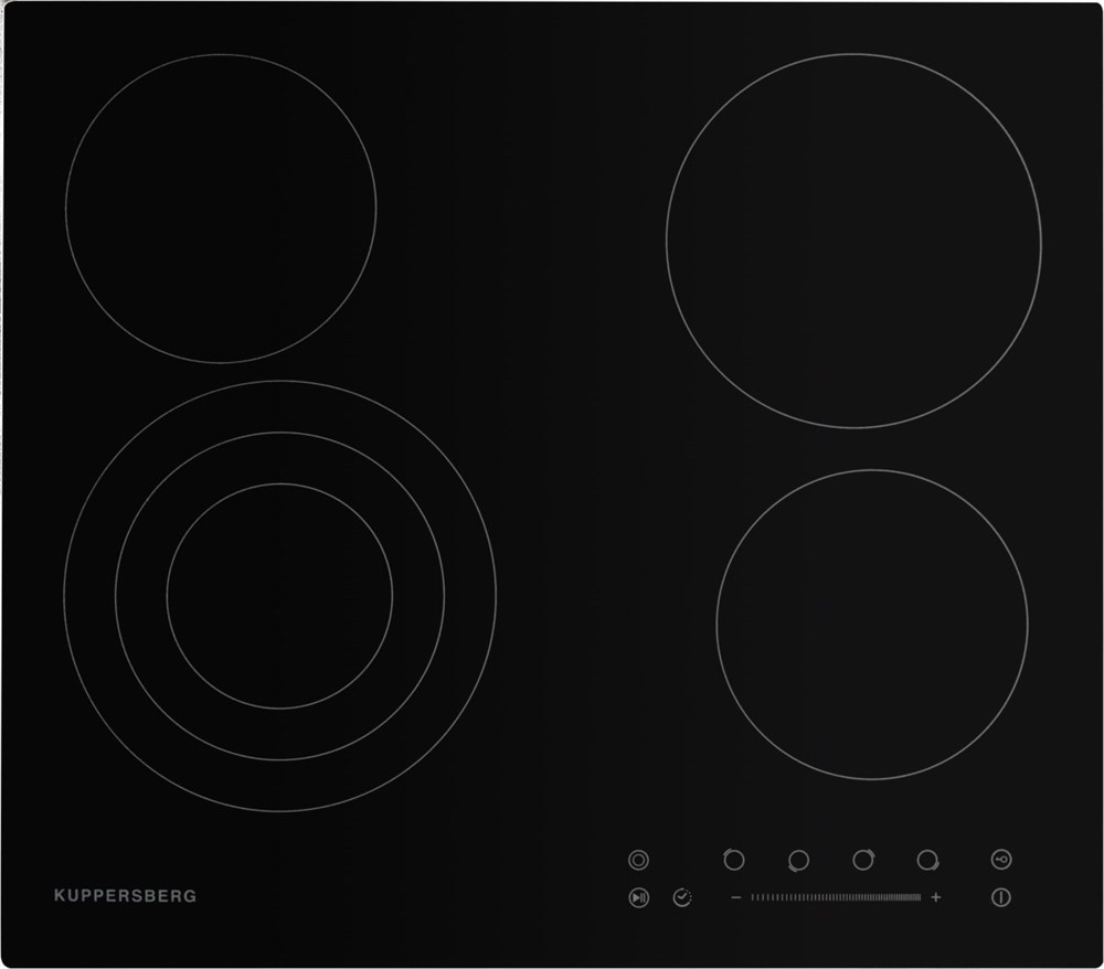 Варочная панель стеклокерамика Kuppersberg ECS 603 GR - фото 13443
